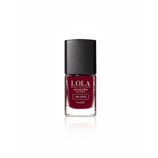 Lola Women's Nail Polish 10 Free Formula Pebbles 012 - French Bistre in Red Night - Dark Scarlet | Size: 11ml