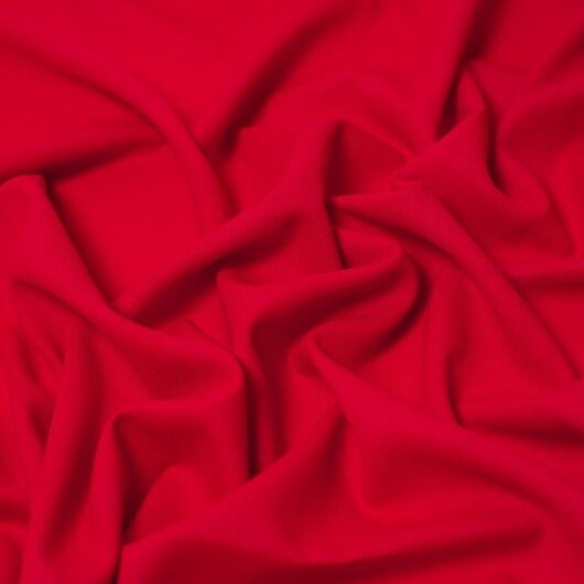 Minerva Core Range Deluxe 100% Wool Crepe Fabric Scarlet Red