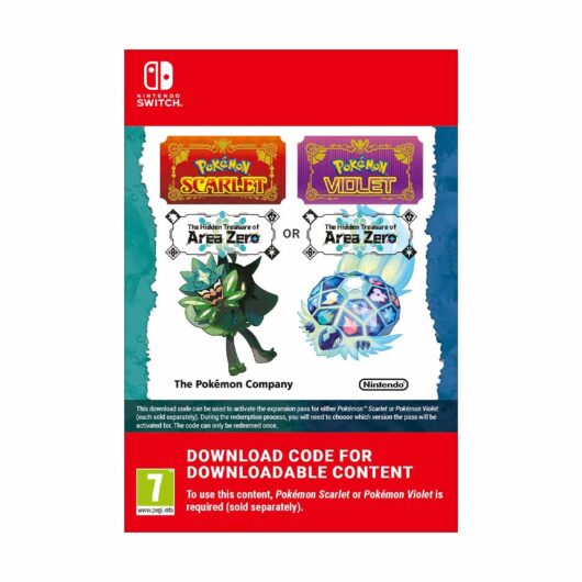 Pokemon Scarlet OR Pokemon Violet Expansion Pass: The Hidden Treasure of Area Zero UK - EU
