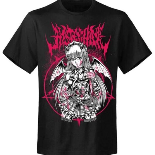 Hysteria Ink - Anime T-Shirt - Manga Scarlet Wings - M to 4XL - for Men - black