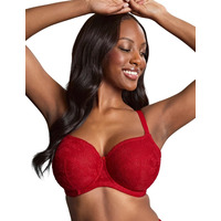 Panache Tango Lace Balcony Bra - Scarlet - 30H
