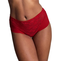 Panache Tango Lace Deep Brief - Scarlet - 3XL - 20